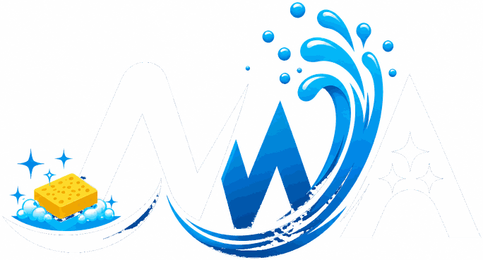 Never Wash Again logo